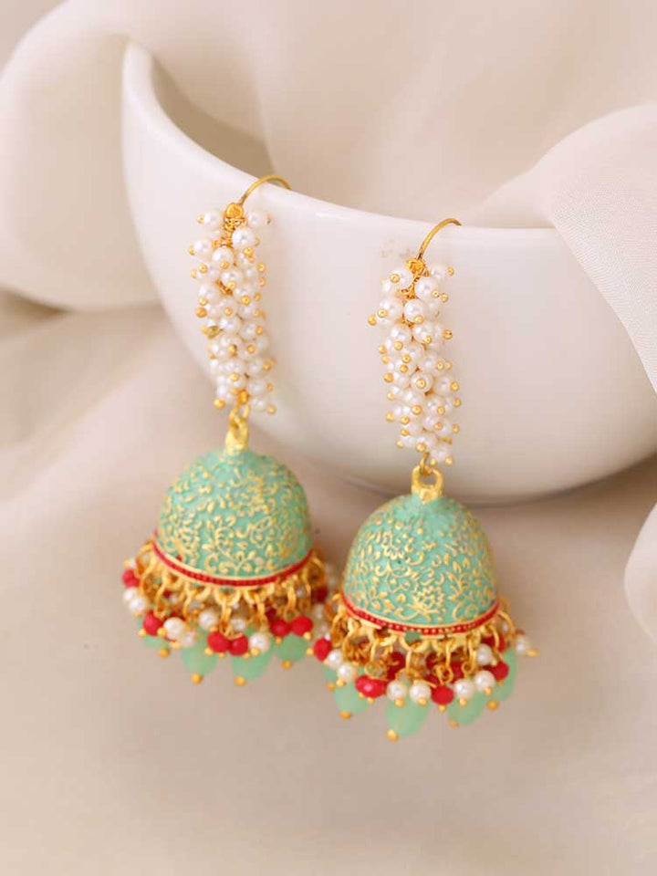 Mint Lekha Jhumkis