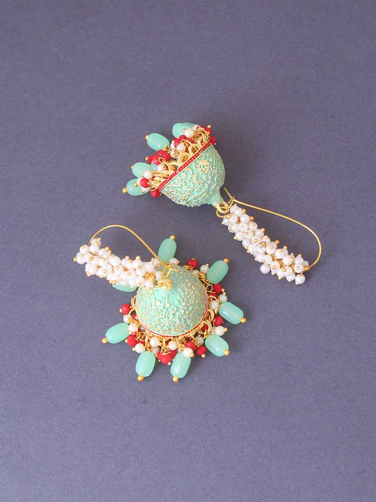 Mint Lekha Jhumkis