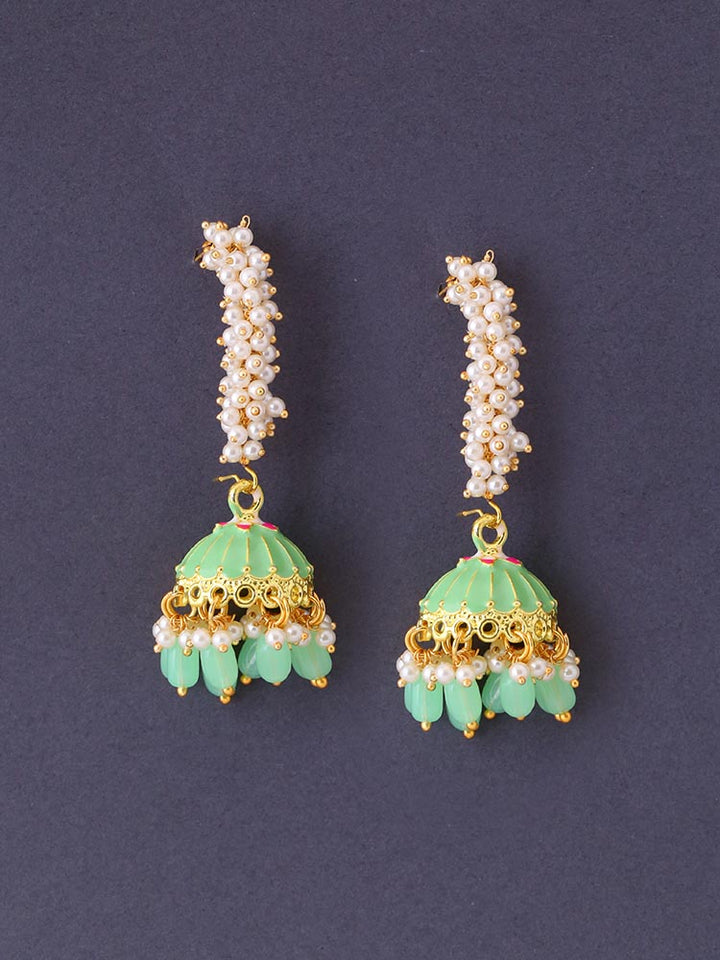 Mint Milana Jhumkis