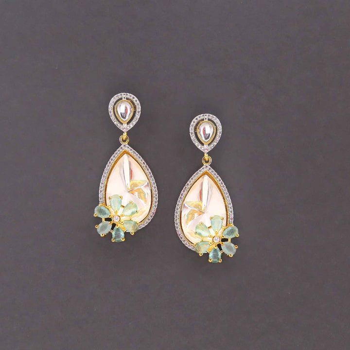 Mint Milenka Zirconia Danglers
