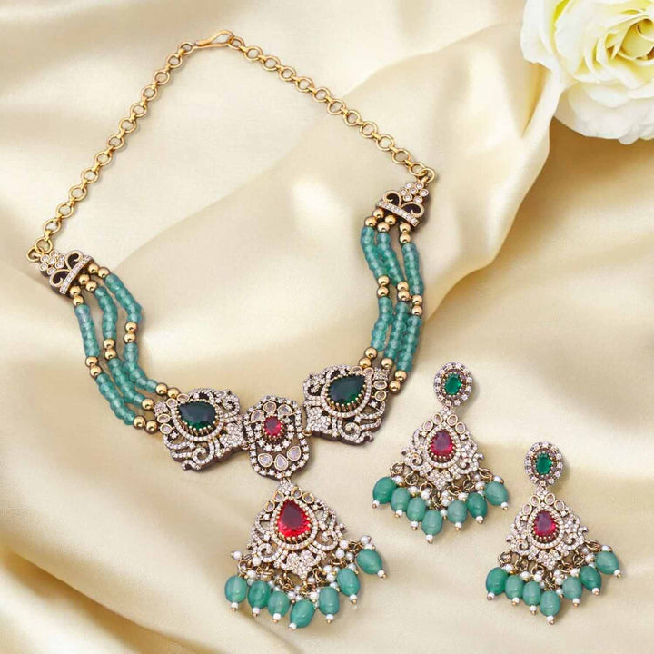 Mint Miriya Victorian Jewellery Set - New Arrival