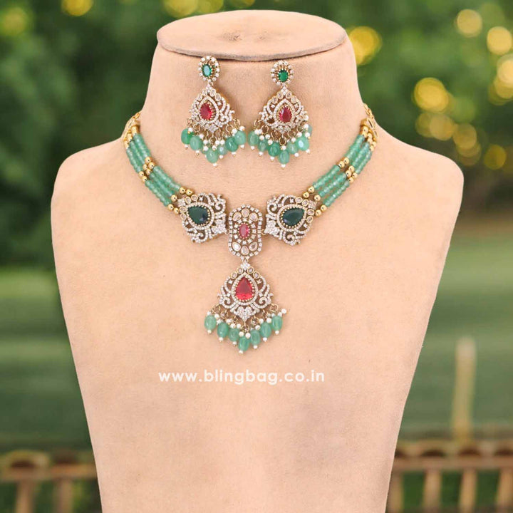 Mint Miriya Victorian Jewellery Set - New Arrival
