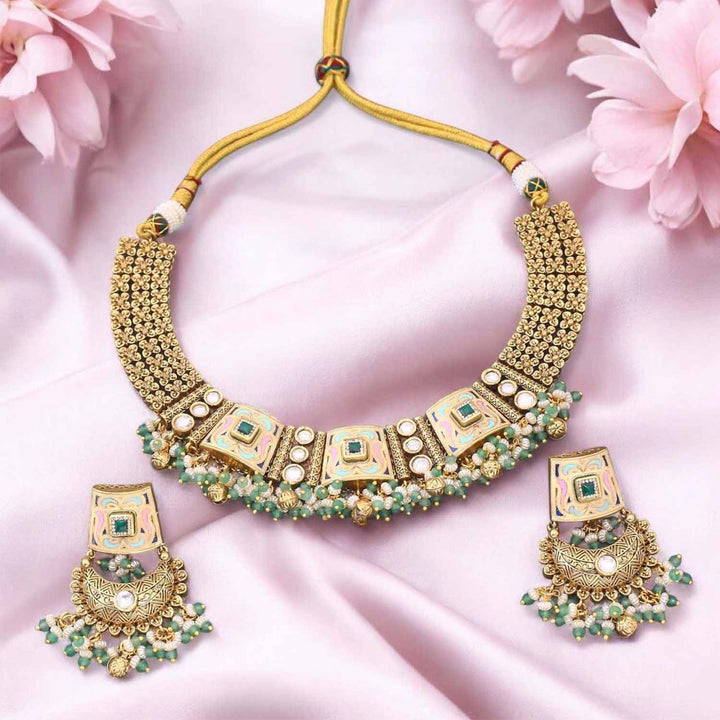 Mint Mirva Hasli Antique Rajwadi Set