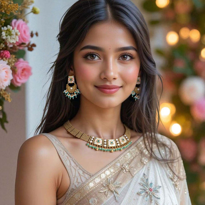 Mint Mirva Hasli Antique Rajwadi Set