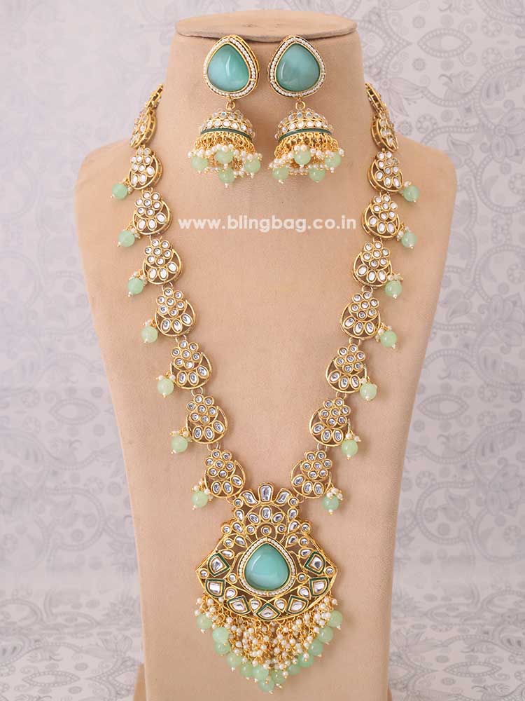 Mint Mukta Jewellery Set