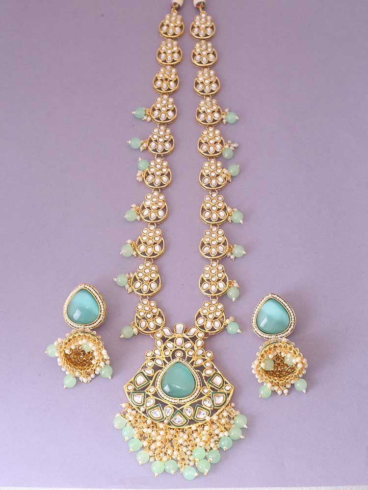 Mint Mukta Jewellery Set