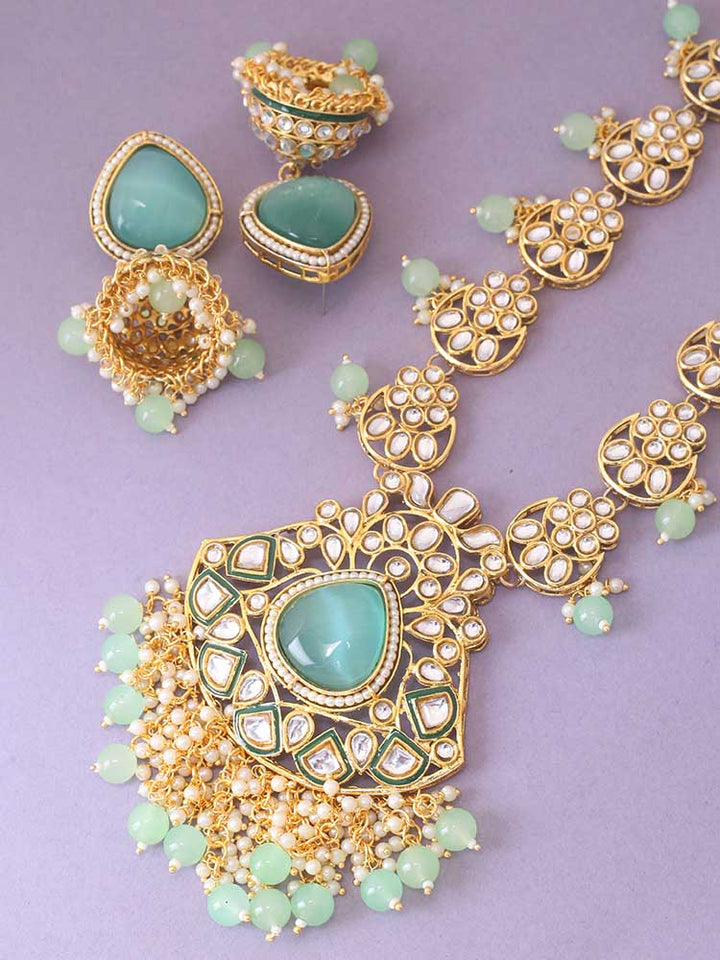 Mint Mukta Jewellery Set