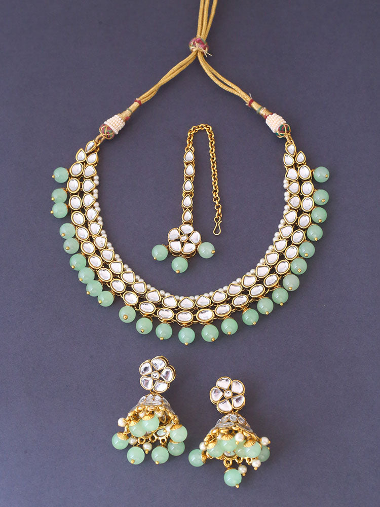Mint Nihara Jewellery Set