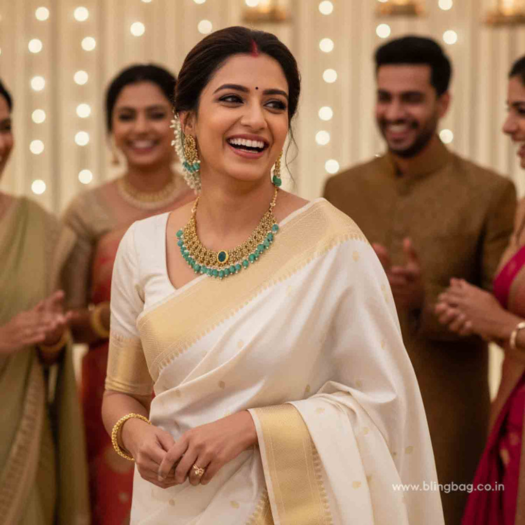 Mint Praveya Antique Jewellery Set - New Arrival