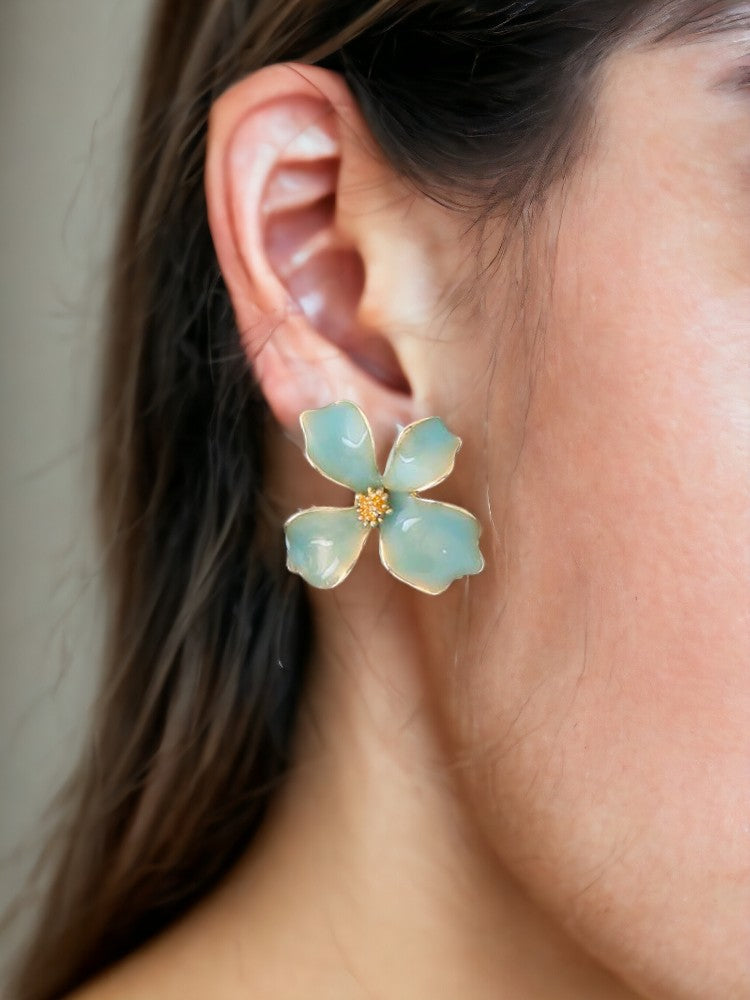 Mint Rhone Studs