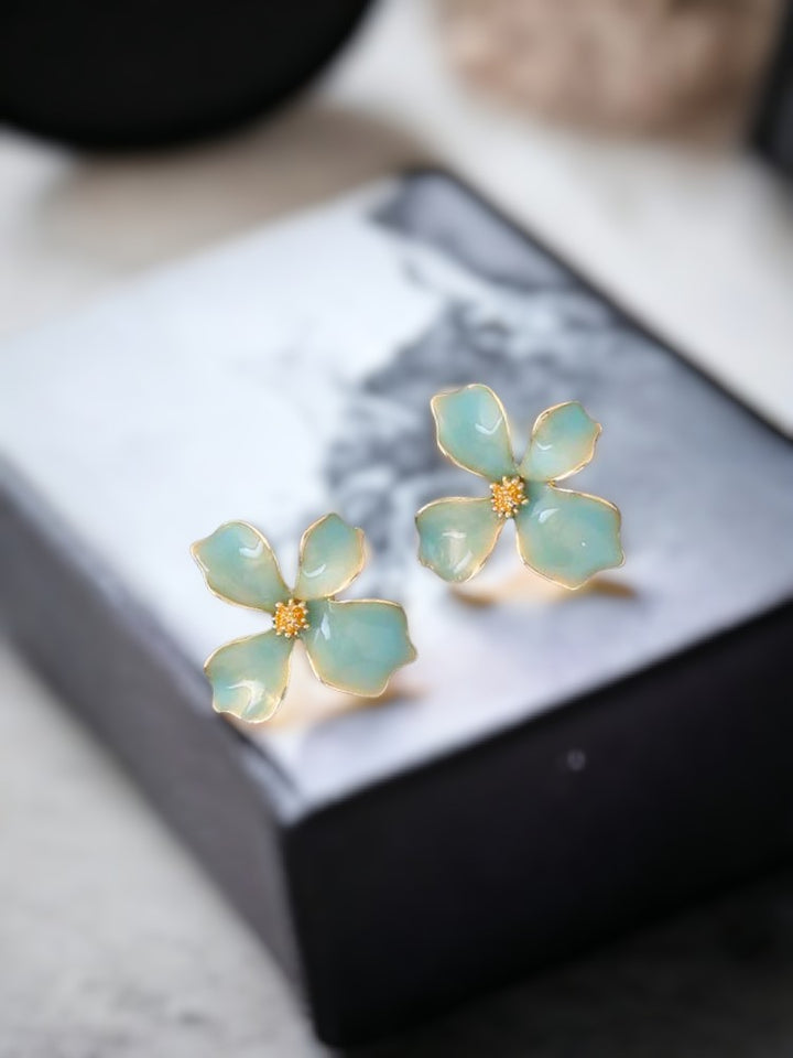Mint Rhone Studs