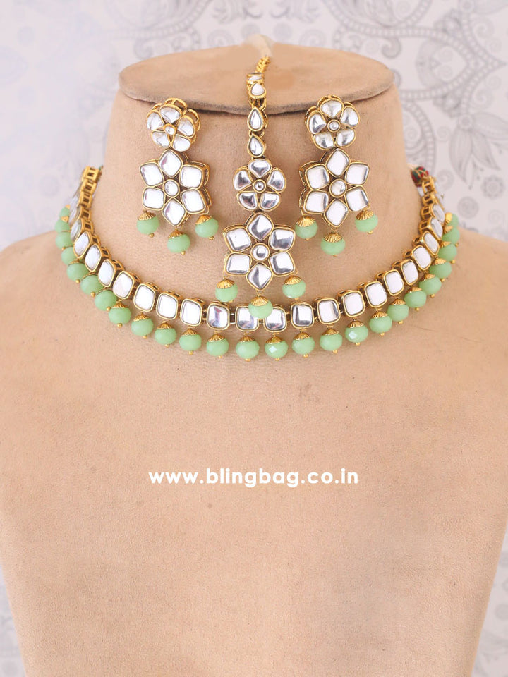 Mint Riddhi Jewellery Set