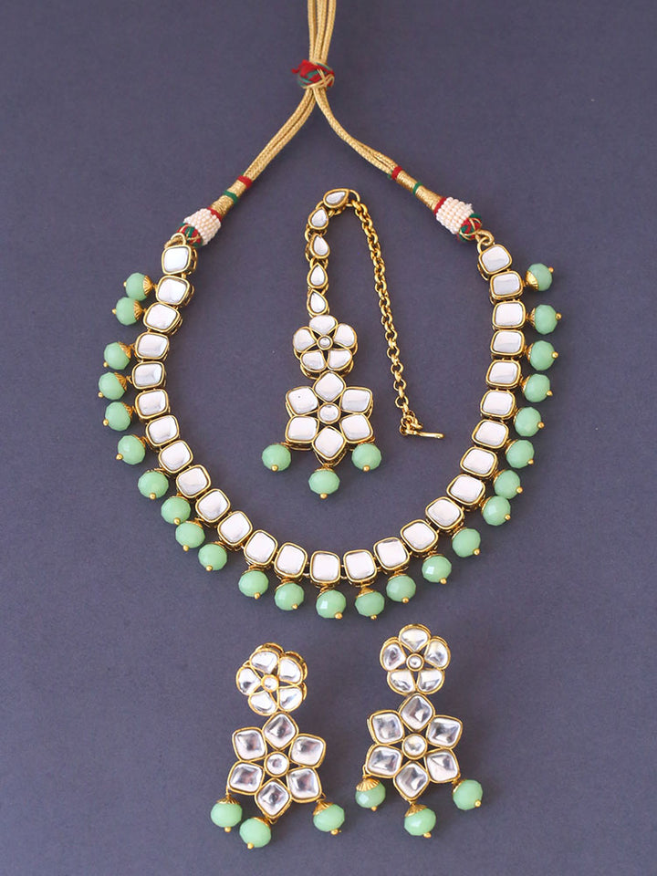 Mint Riddhi Jewellery Set