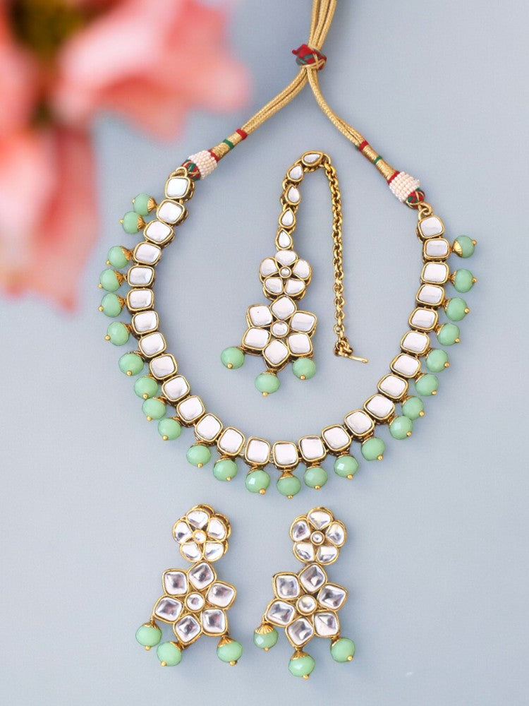 Mint Riddhi Jewellery Set