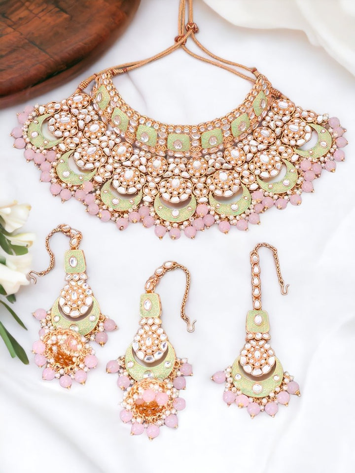 Mint Rohira Kundan Jewellery Set