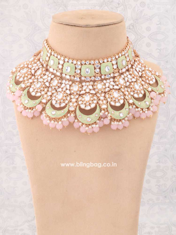 Mint Rohira Kundan Jewellery Set