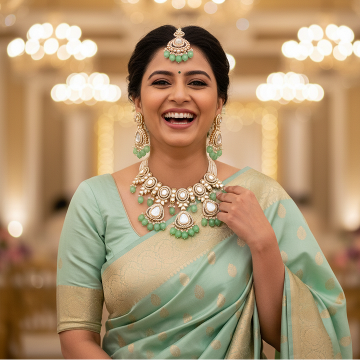 Mint Rumani Jewellery Set - EOSS