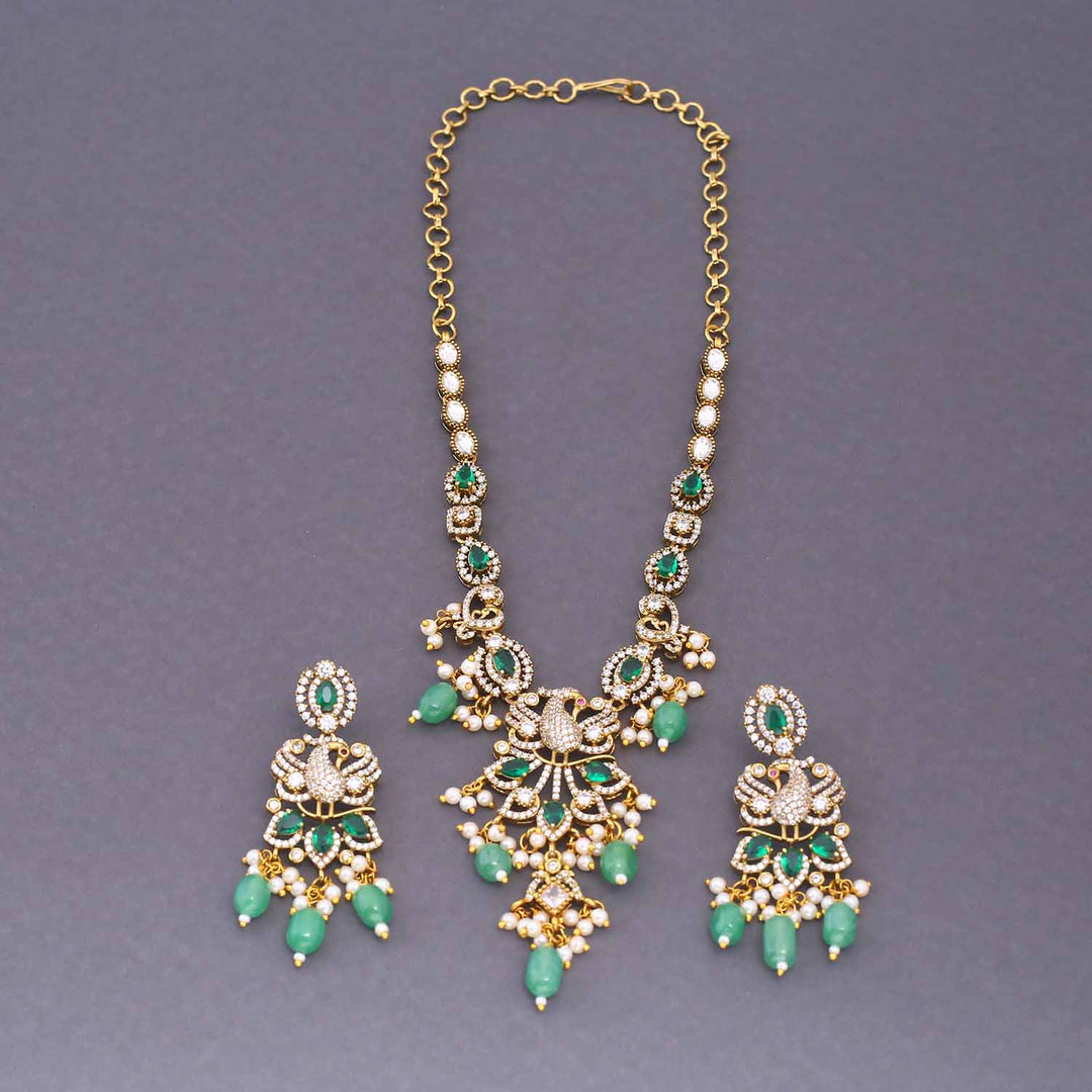 Mint Runia Victorian Jewellery Set - New Arrival