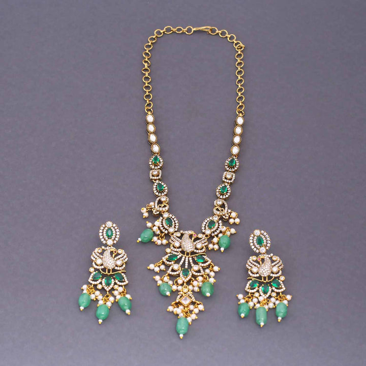 Mint Runia Victorian Jewellery Set - New Arrival