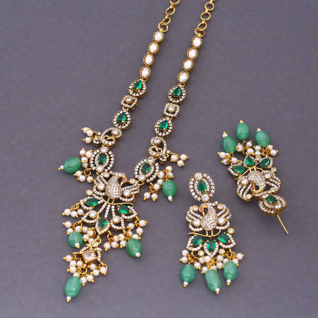 Mint Runia Victorian Jewellery Set - New Arrival