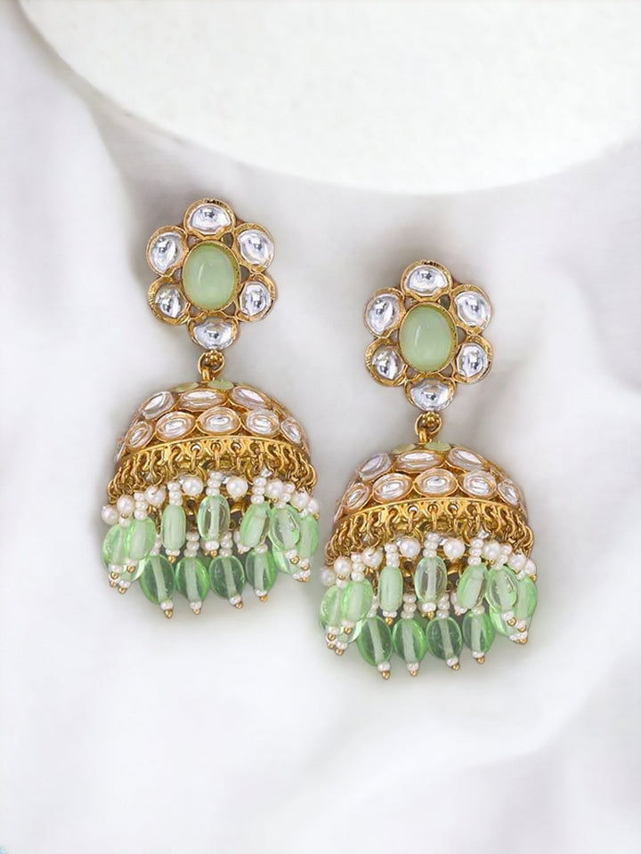 Mint Sampreeti Ethnic Jhumkis