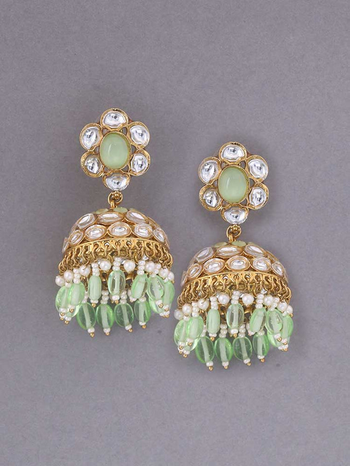 Mint Sampreeti Ethnic Jhumkis