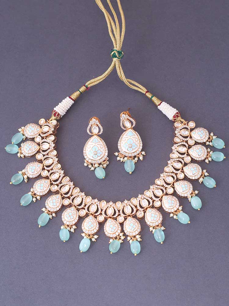 Mint Sarika Meena Jewellery Set