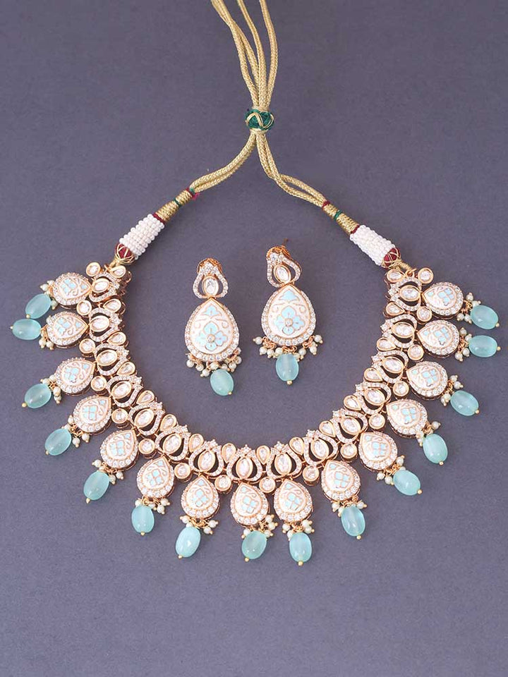 Mint Sarika Meena Jewellery Set