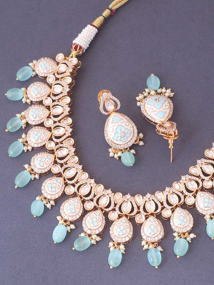 Mint Sarika Meena Jewellery Set
