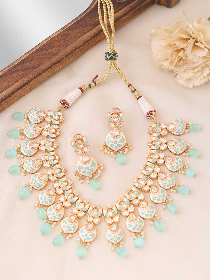 Mint Siddhama Meena Jewellery Set