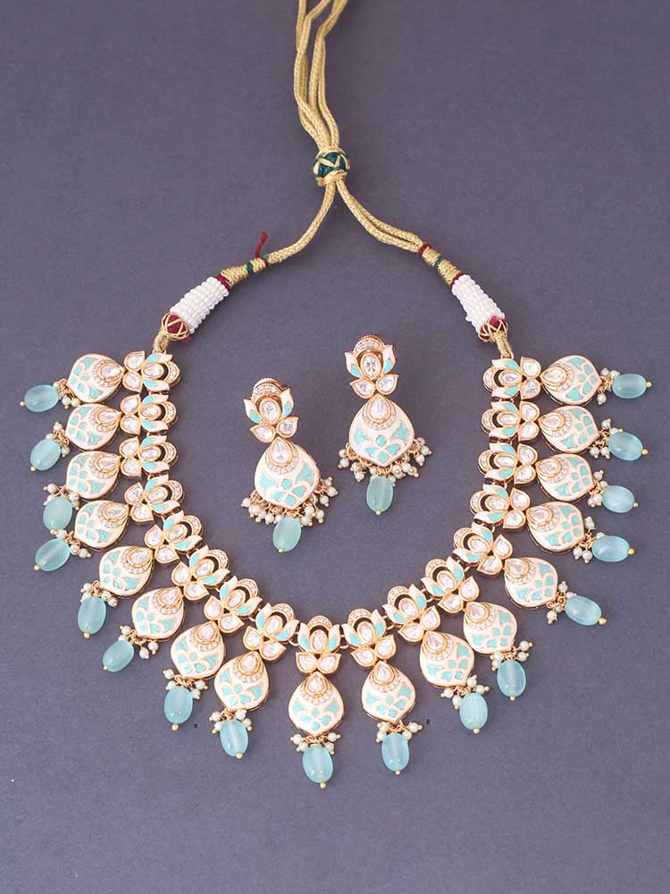 Mint Siddhama Meena Jewellery Set