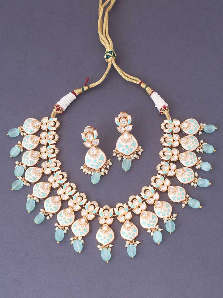 Mint Siddhama Meena Jewellery Set