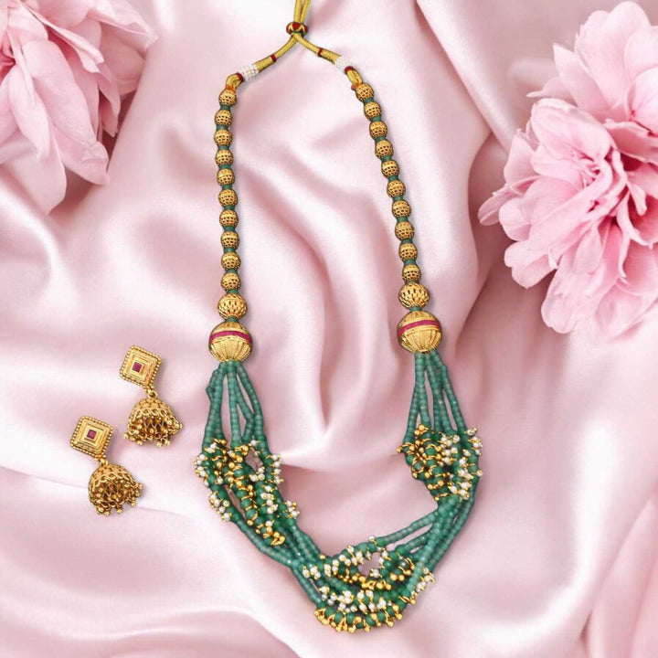 Mint Svara Antique Rajwadi Set