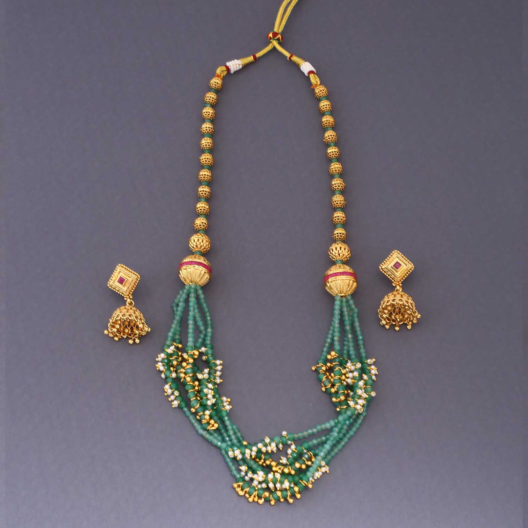 Mint Svara Antique Rajwadi Set