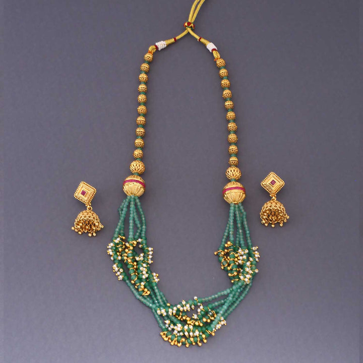 Mint Svara Antique Rajwadi Set