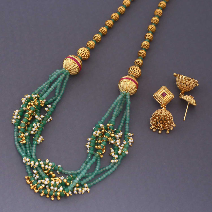 Mint Svara Antique Rajwadi Set