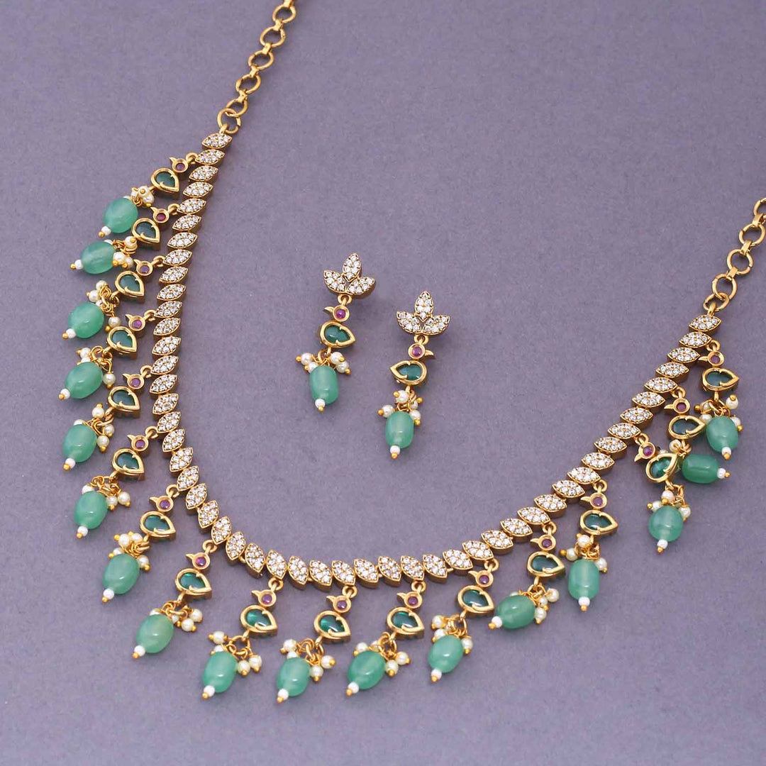 Mint Tashree Antique Jewellery Set - New Arrival