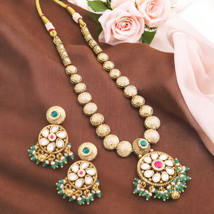 Mint Tivara Antique Rajwadi Set