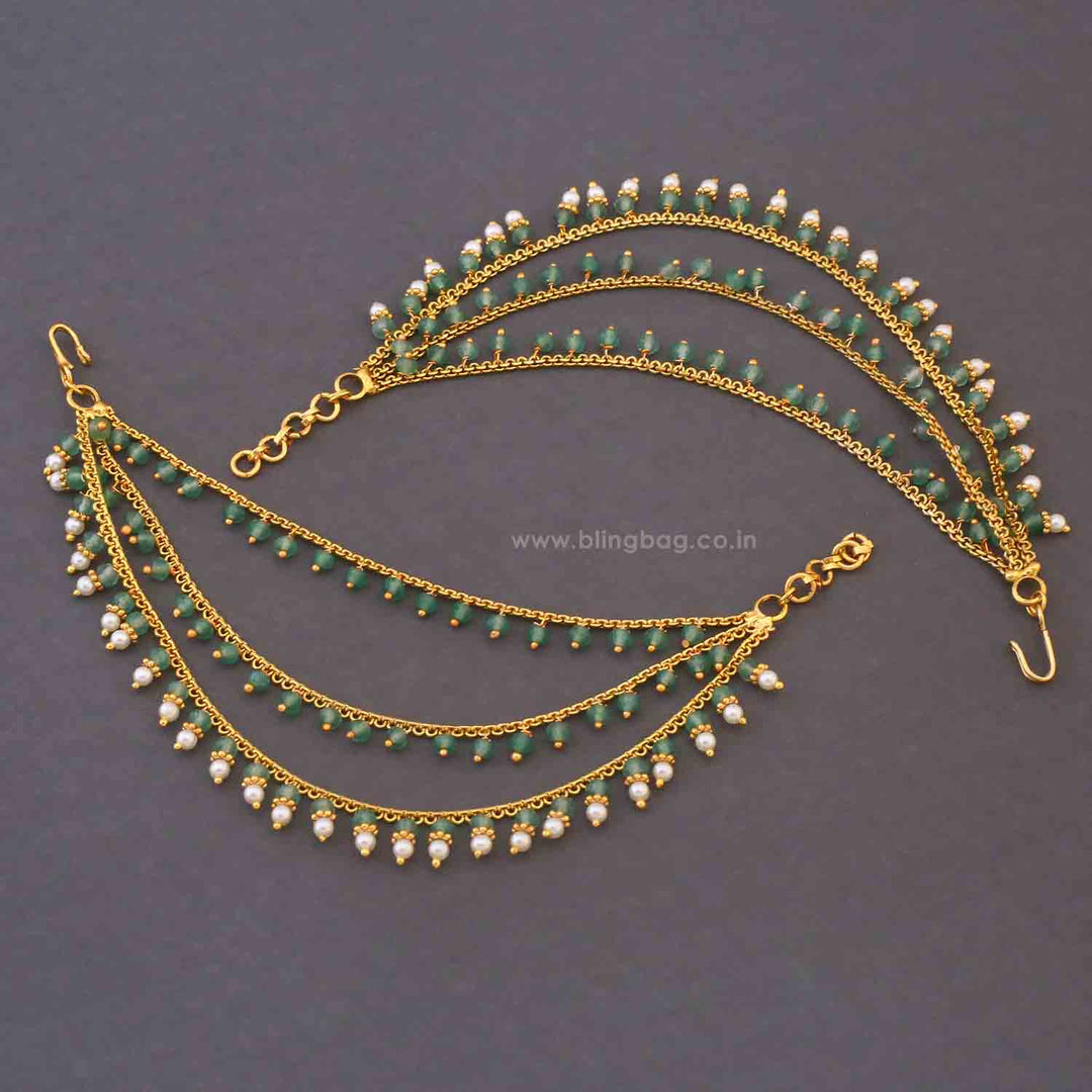 Mint Varshitha Antique Ear Chain