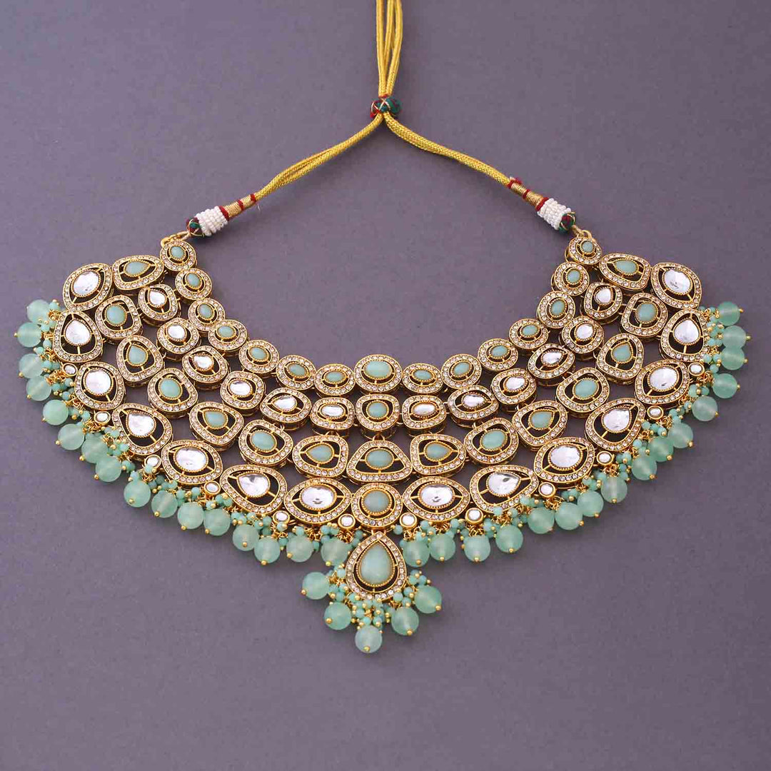 Mint Vihaani Bridal Jewellery Set
