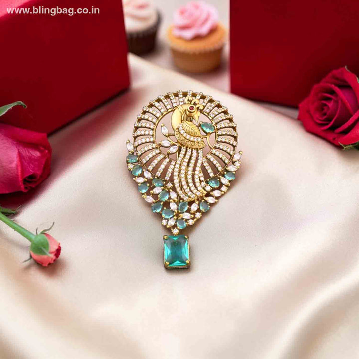 Rama Vintage Peacock Brooch