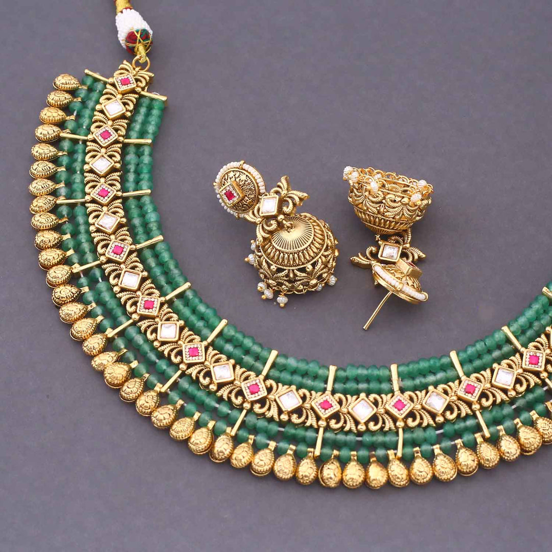 Mint Yavvi Antique Rajwadi Set