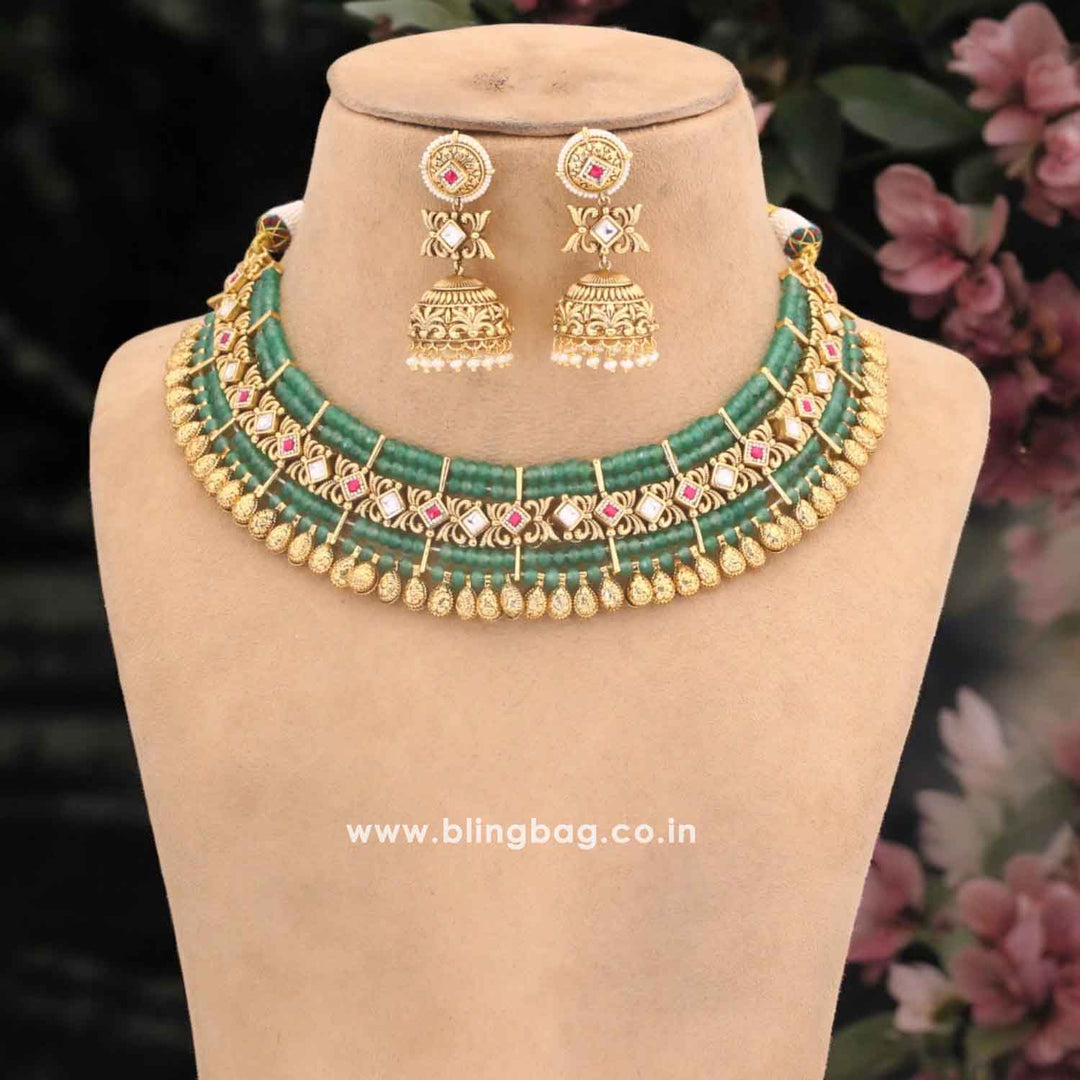 Mint Yavvi Antique Rajwadi Set