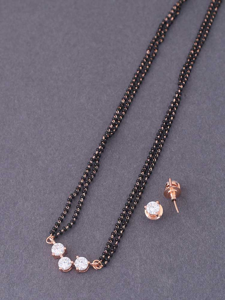 Rose Gold Monique Mangalsutra Set