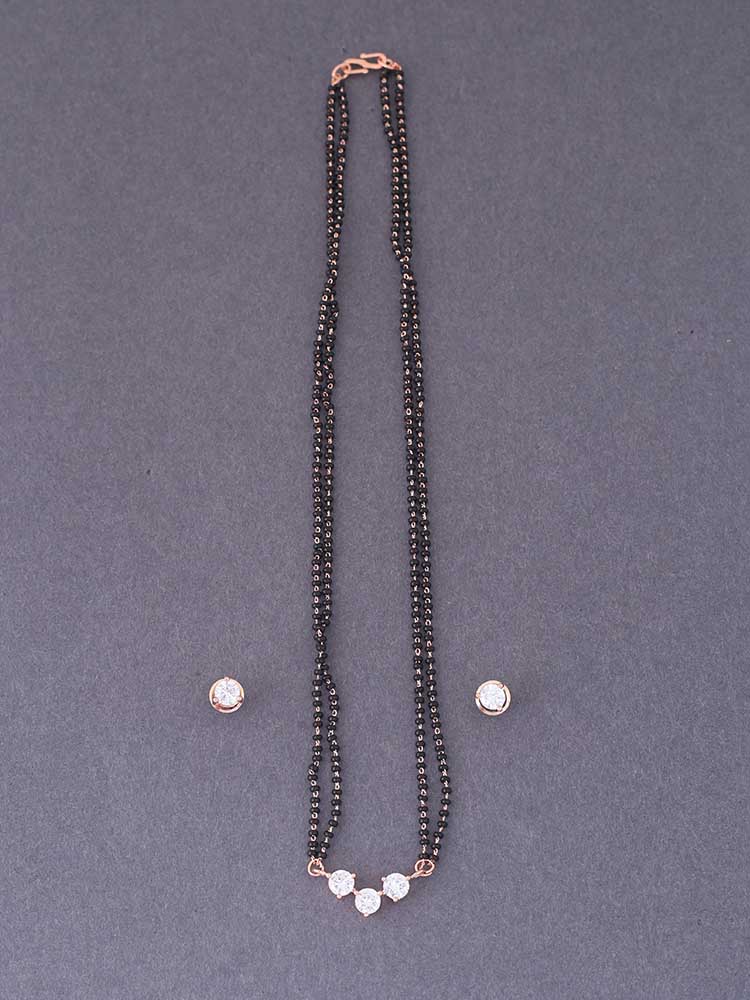 Rose Gold Monique Mangalsutra Set