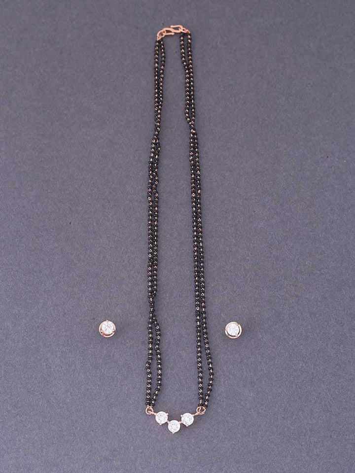 Rose Gold Monique Mangalsutra Set