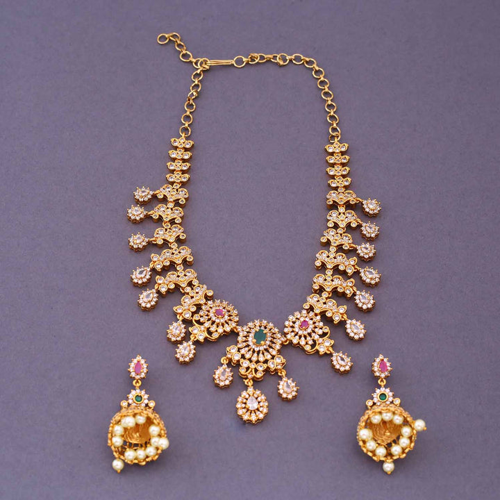 Multicolor Aadya Antique Jewellery Set - New Arrival