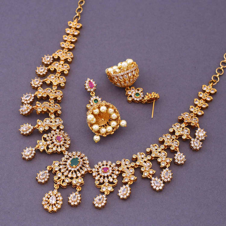 Multicolor Aadya Antique Jewellery Set - New Arrival