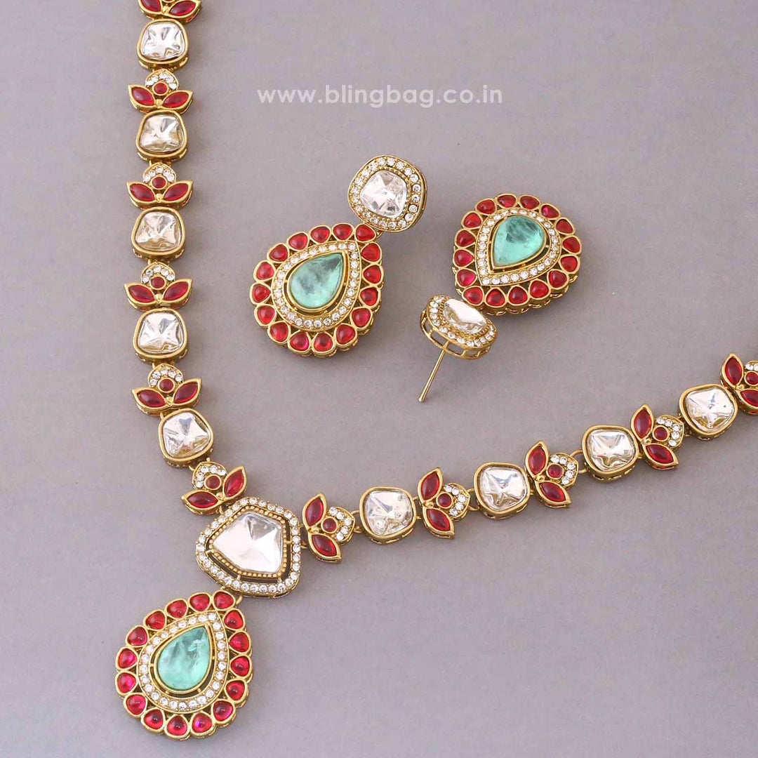 Multicolor Aanyashi Kundan Jewellery Set