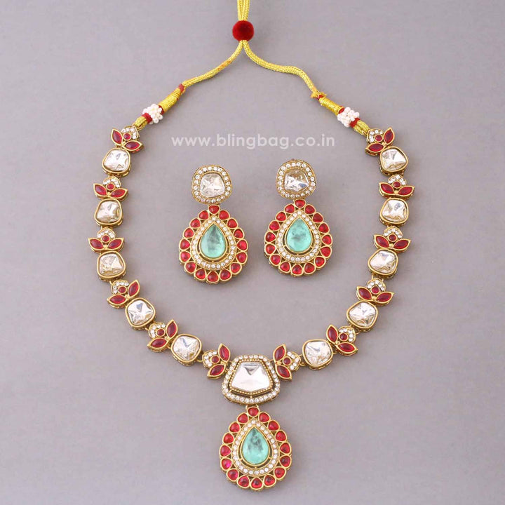 Multicolor Aanyashi Kundan Jewellery Set